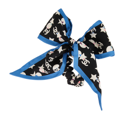 Chanel CC Star Print Hair Scrunchie